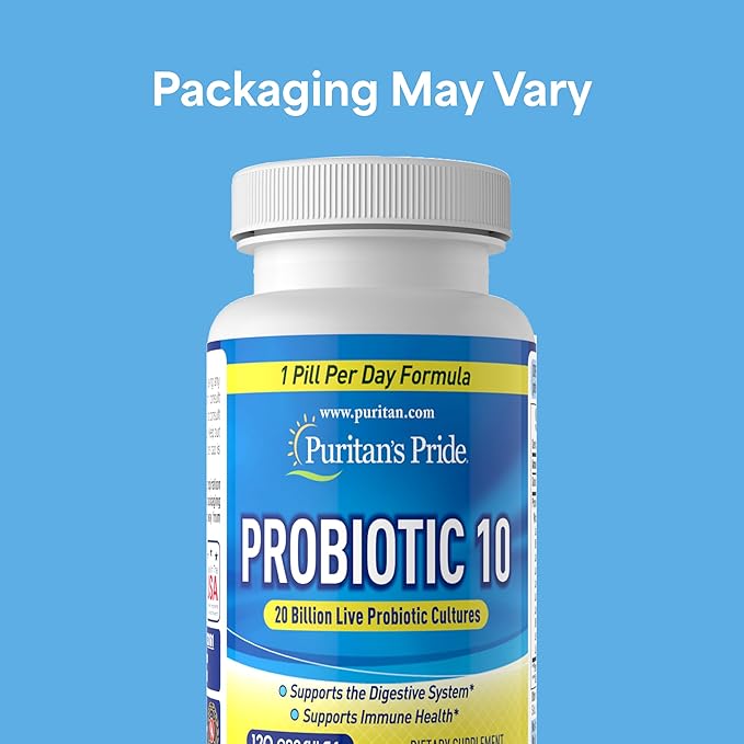Probiotic 10 with Vitamin D to support immune function* 120 count by Puritan's Pride