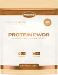 PWDRS Protein Powder | 100% Grass-Fed Whey Protein Isolate | 22g of Protein No Added Sugar | Non-GMO Gluten Free No Sucralose All Natural | 1.25 lbs (Cinnamon Cereal)