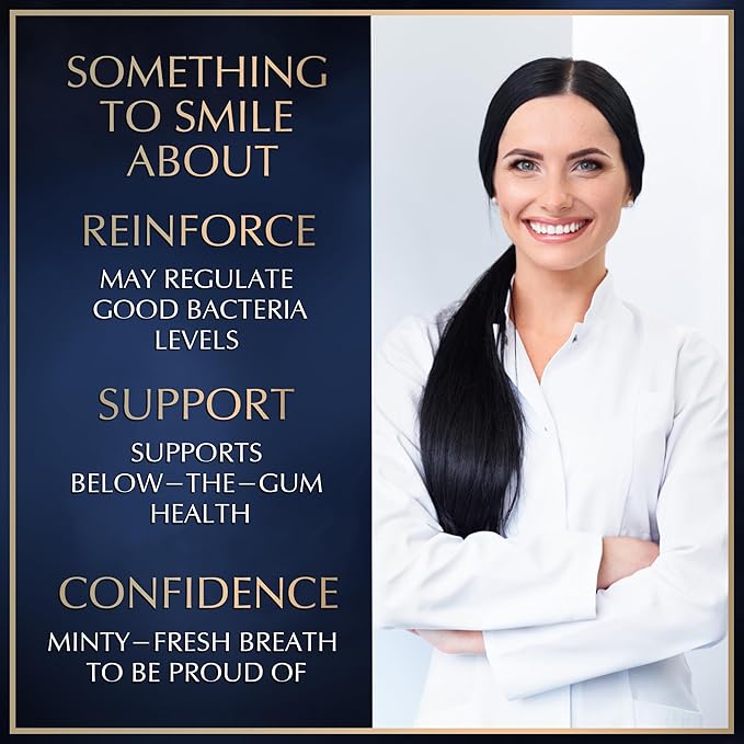 Granions Oral Probiotic Mints - Best Breath Freshener with Lactobacillus Salivarius - 3 Billion CFU for Dental Probiotics for Teeth and Gums - Oral Health Probiotics for Bad Breath - 45 Tablets