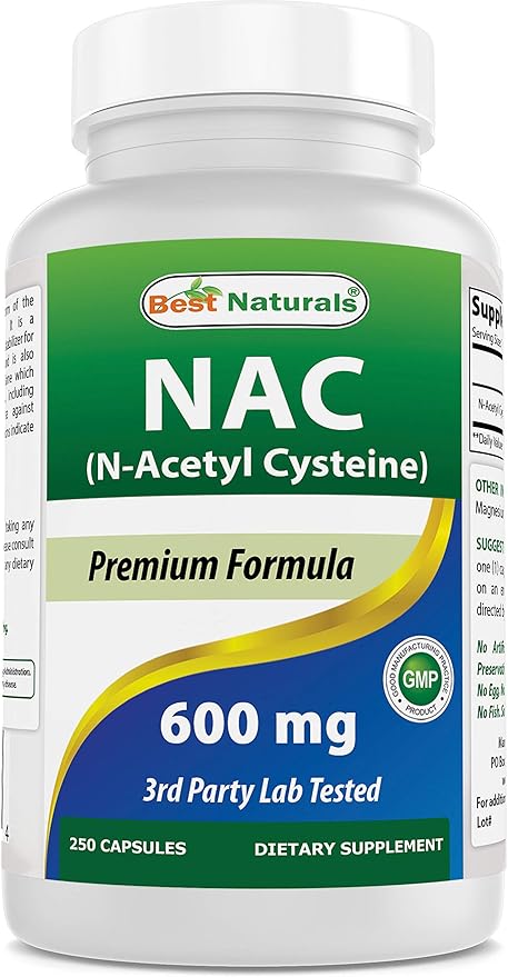 Best Naturals Biotin 10000 Mcg &amp NAC - N Acetyl Cysteine 600 mg
