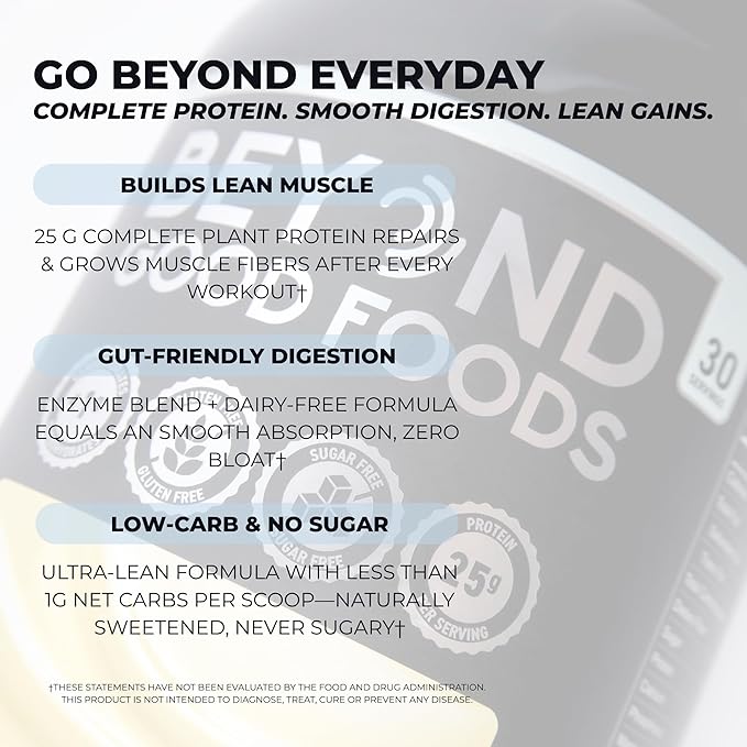 Vegan Protein &amp Creatine Bundle Vanilla Pea &amp Brown Rice Protein Powder + Unflavored Creatine Monohydrate Low Carb Gluten Free Sugar Free Muscle Recovery &amp Performance Support.