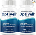 (2 Pack) Optivell Eye Capsules Optivel Pills Vitamins Eye Care Wellness Supplement Healthy Eyesight Retina Sharper Vision Support Formula Clear Eyes Ocular Comfort Health Visual Balance (120 ct)