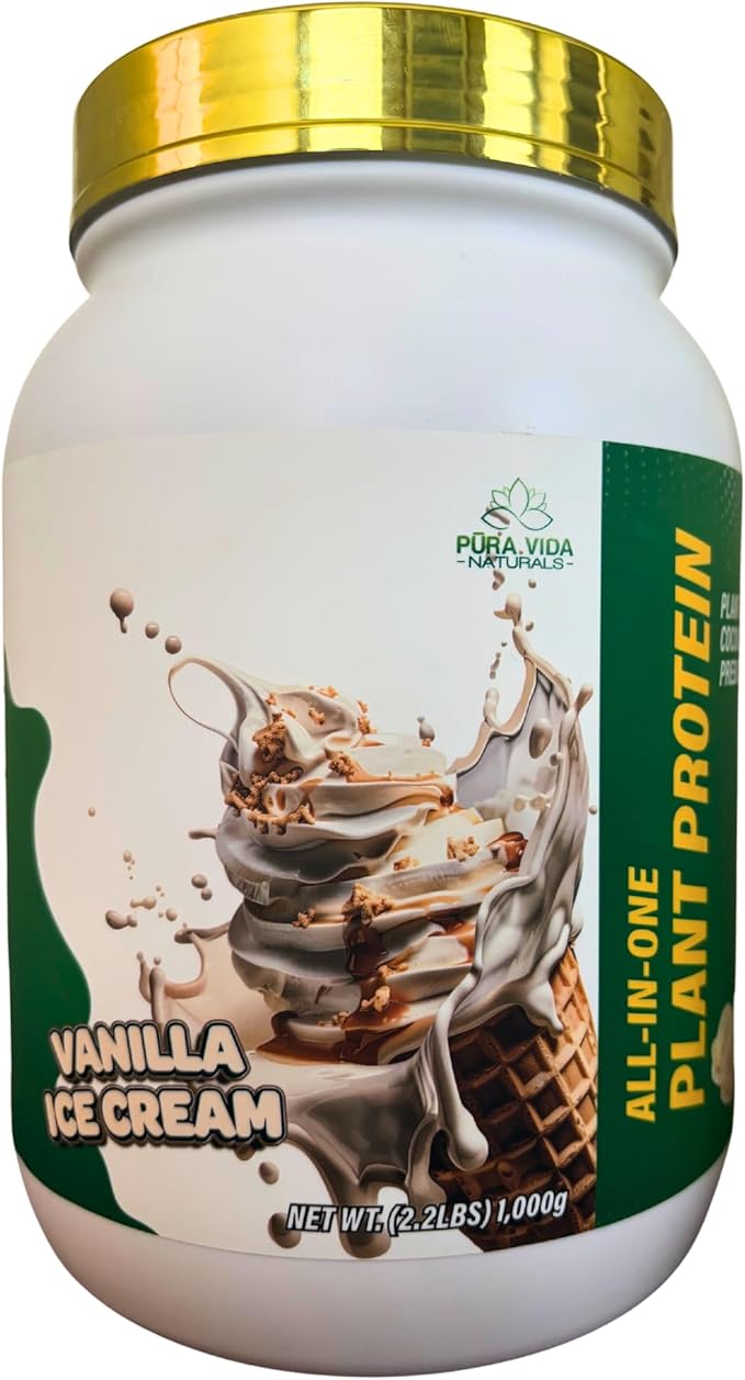 Vegan Pea Protein Powder + Gut Health + Hydration | Vanilla | 23g | Gluten-Free Lactose-Free Sugar Free Keto Low Carb Prebiotics Electrolytes