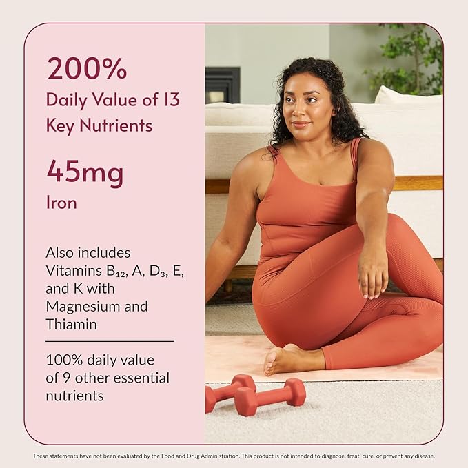 Bariatric Advantage Ultra Multivitamin with Iron - Ultra Multi with Iron - Capsule Format Multivitamin - Provides Full Complex of B Vitamins - with Vitamin C Chromium &amp More - 90 Capsules