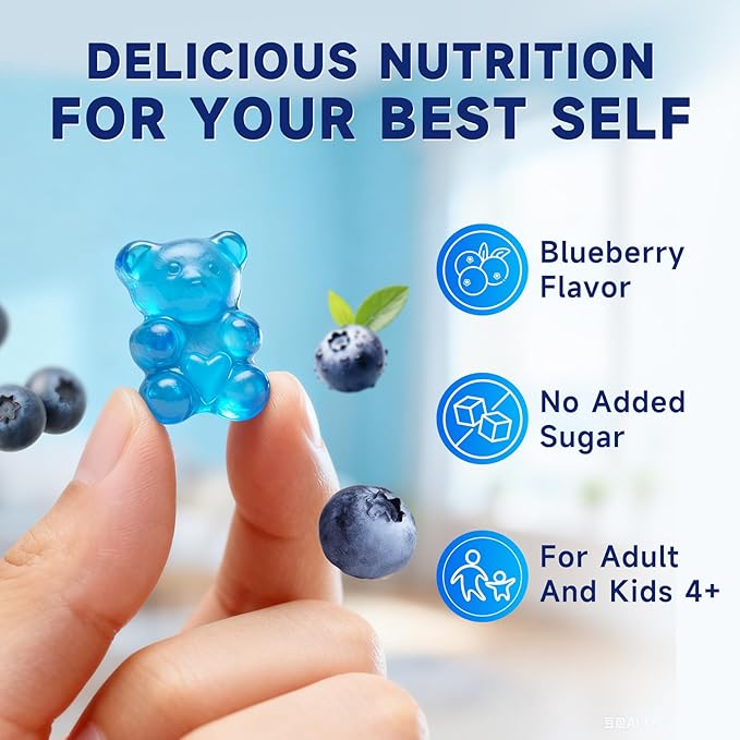 Magnesium Glycinate Gummies 600mg Sugar Free Magnesium Potassium Supplement for Adults with Magnesium L-Threonate Vitamin D B6and CoQ10 for Sleep Body Support and Relaxation120 Count