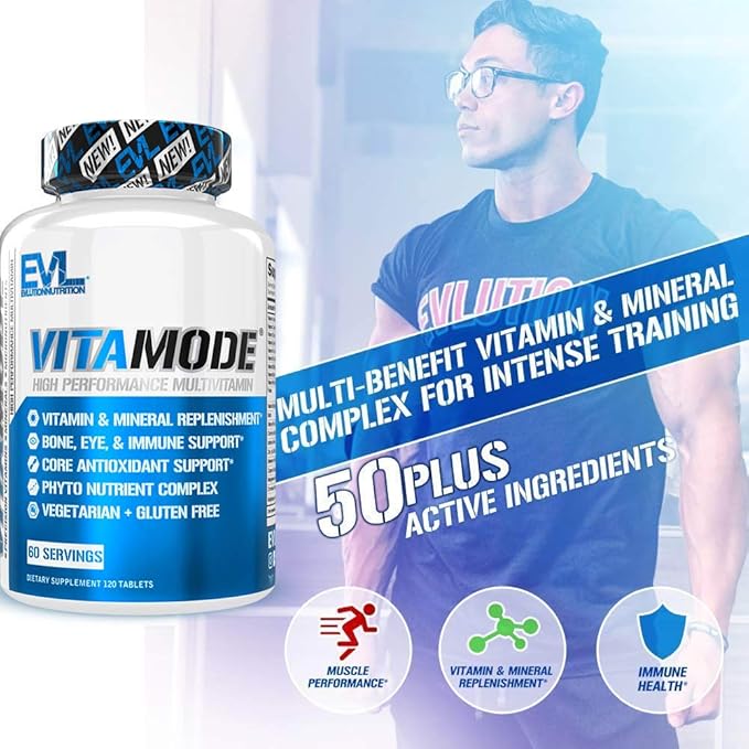 FLEXMODE Joint Supplement with Glucosamine Chondroitin MSM (30 Servings) Plus Advanced Daily Multivitamin for Men with Essential Vitamins Minerals &amp Phytonutrient Complex (60 Servings)