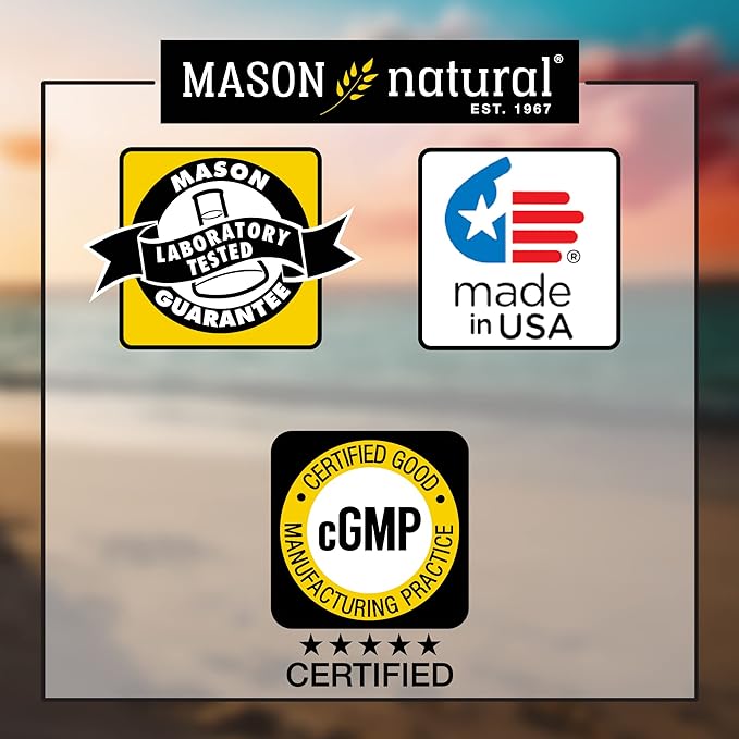 MASON NATURAL Activated Charcoal - Alleviates Gas and Bloating Promotes Natural Detoxification Highly Absorbent Supplement 60 Capsules (Pack of 3)