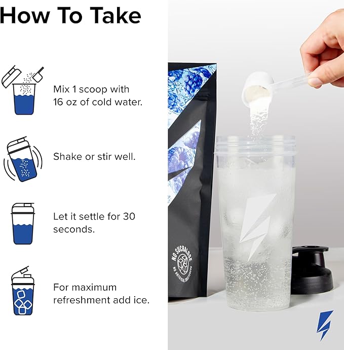 Inno Clear Whey Protein Powder - 20g Ultra-Filtered Clear Protein Powder Refreshing Taste &amp Texture Low Calorie Zero Sugar - for Training Workout Recovery &amp Daily Fitness (Blue Raspberry)