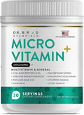 Collagen Peptides + Creatine Monohydrate + Psyllium Husk + Taurine + TMG + Hyaluronic Acid + MultiVitamin &amp Mineral (30 Servings Unflavored)