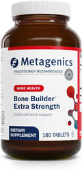 Metagenics Bone Builder Extra Strength - Microcrystalline Hydroxyapatite Concentrate (MCHC) with Calcium &amp Phosphorus - Supports Bone Density &amp Strength - Non-GMO &amp Gluten-Free - 180 Table