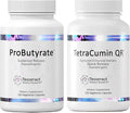 Tesseract Medical Research Optimal Gut &amp Tissue Bundle Butyric Acid Complex Gastrointestinal and Curcumin Metabolite Joint Relief Supplement
