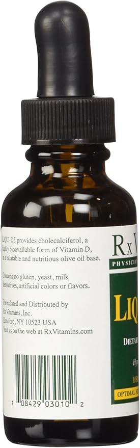Rx Vitamins Liqui-d3 2000 Iu 1 Fl Oz (Pack of 1)