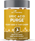 Eu Natural Purge Uric Acid Flush - Eat &amp Drink What You Want - Uric Acid Support for Joints &amp Mobility with Celery Seed Tart Cherry &amp Chanca Piedra - 60 Vegetarian Capsules