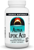 Source Naturals Alpha Lipoic Acid Time Released Antioxidant Protection* - 120 Time Release Tablets