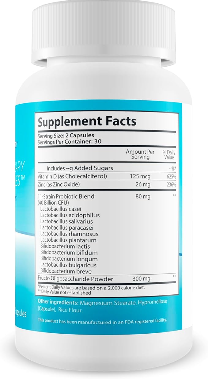 Gum Therapy Gel Capsules - Our Best Gum &amp Teeth Support Probiotic - Oral Dental Probiotics Gum Health Supplements - Gum &amp Teeth Probiotic - Our Best Oral Probiotics for Teeth and Gums - Gum Su