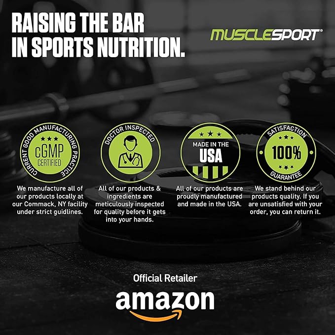 MuscleSport Lean Whey Revolution™ Whey Protein Isolate with Hydrolyzed Whey - Low Calorie Low Carb Low Fat Incredible Flavors - 25g protein per scoop (2LB Chocolate Dipped Strawberry)