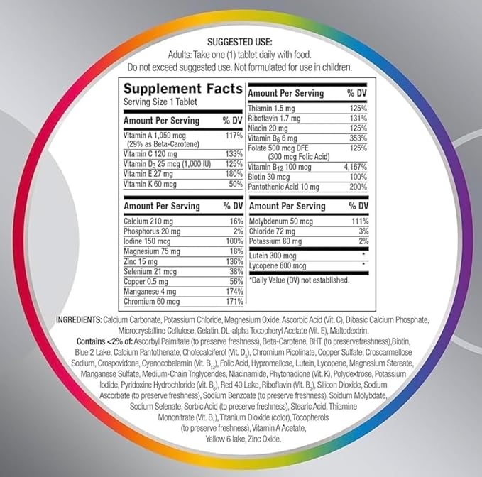 Silver Men 50+ Multivitamin