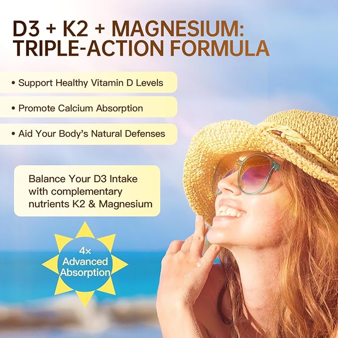 Dr. Austin Liposomal Vitamin D3 5000IU with K2 &amp Magnesium | Nano Targeted Delivery for High Absorption | Prenatal &amp Daily Immune Support | 60 Softgels (1)