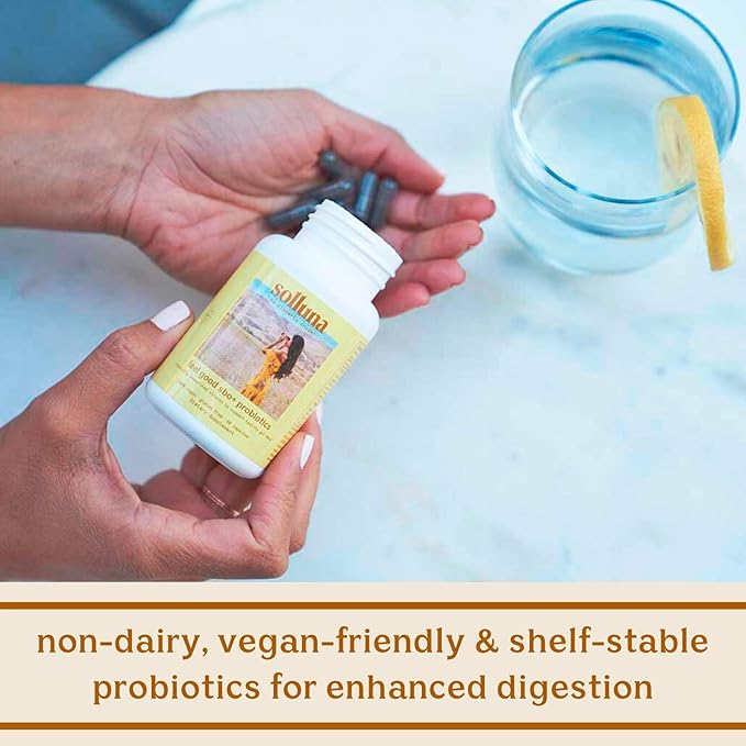Feel Good SBO Probiotics — Soil Based Organisms (SBOs) Prebiotics Postbiotics Humic Acid Shilajit Chaga &amp Turkey Tail Mushroom for Digestion — Solluna by Kimberly Snyder (60CT) Vegan &amp No
