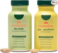 Semaine Hormonal Gut Balance Bundle - Support Cellular Energy Clear Skin &amp Mood. Ease Bloating &amp Indigestion Support Vaginal Health | 1 Month Supply