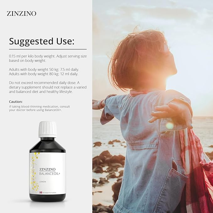 BalanceOil+ - Omega Balance Supplement with Wild-Caught Fish Oil Olive Oil Omega-3 &amp Vitamin D3 - Supports Heart Health &amp Well-Being - 300ml