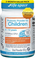 Life-Space Probiotic for Children 3-12 Years10 Billion CFU &amp Multi Strain Improve Appetite for Relieve Picky Boost Digestive Health &amp Immune Support Children's Overall Health 60 Grams