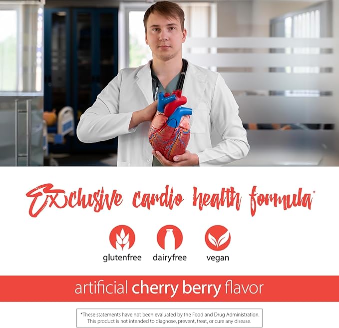RELIV CardioSentials - Cherry Berry Flavor with Phytosterols Berry &amp Plant Extracts for a Healthy Lifestyle 11.64 oz