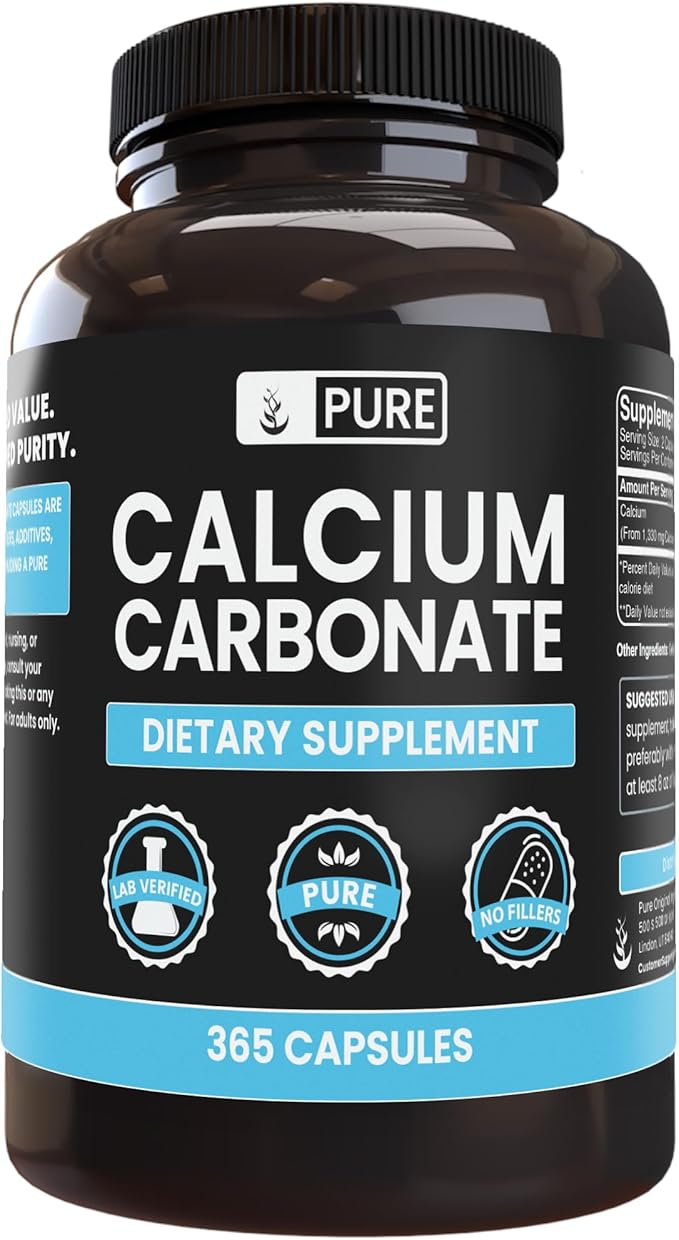 Pure Original Ingredients Calcium Carbonate No Magnesium Or Rice Fillers Always Pure Lab Verified