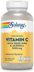 Solaray C Two-Stage Timed Release Supplement 1000mg 250 Count