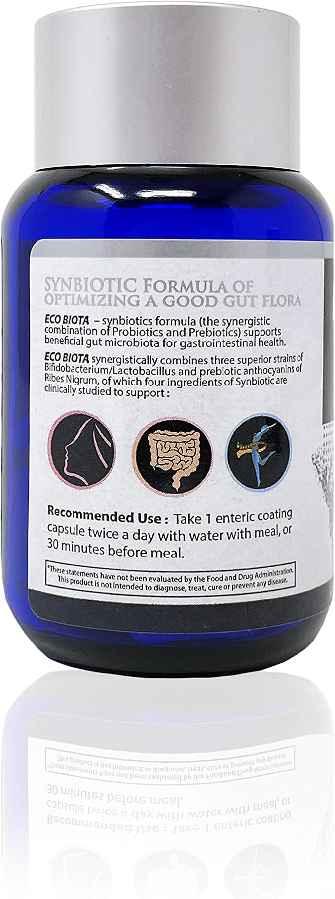 Vision Smart Center Probiotics Supplement 35 Billion CFU Unique Blackcurrant Anthocyanin Prebiotics for Digestive Health Stomach Acid Resistant Technology 60 Capsules (6)