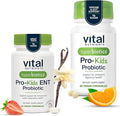 Hyperbiotics Vital Nutrients Children’s Health Bundle – ENT Formula with BLIS (45 Sugar-Free Strawberry-Vanilla Chewables) &amp Daily Digestive Support (60 Sugar-Free Orange Tablets) for Gut &amp Im