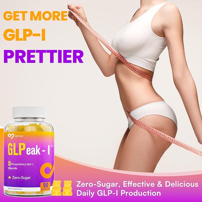 GLP-I Probiotic Gummy for Women and Men 17-in-1 GLP-I Supplement with Akkermansia Probiotic GLP-I Berberine Gummies GLP-I Akkermansia Gummy Yuzu Flavor Zero-Sugar 90 Gummies