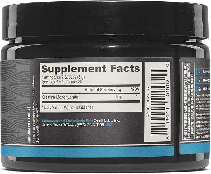 ONNIT Total Wellness &amp Performance Bundle: Total Human Multivitamin Packs (30-Day Supply) + Creatine Monohydrate Powder (30 Servings) IGEN Non-GMO Tested Energy Focus &amp Strength Pack of 2