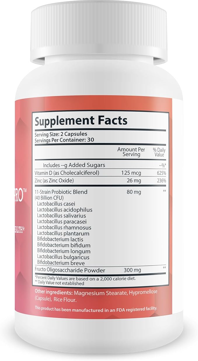 Synbiotic Pro - Our Best Daily Synbiotic Probiotics &amp Prebiotic - Gut Health - GI Synbiotics Probiotics - Pro Synbiotic Probiotic Plus Prebiotic &amp Immune Support Vitamins - Synbiotics for Wome