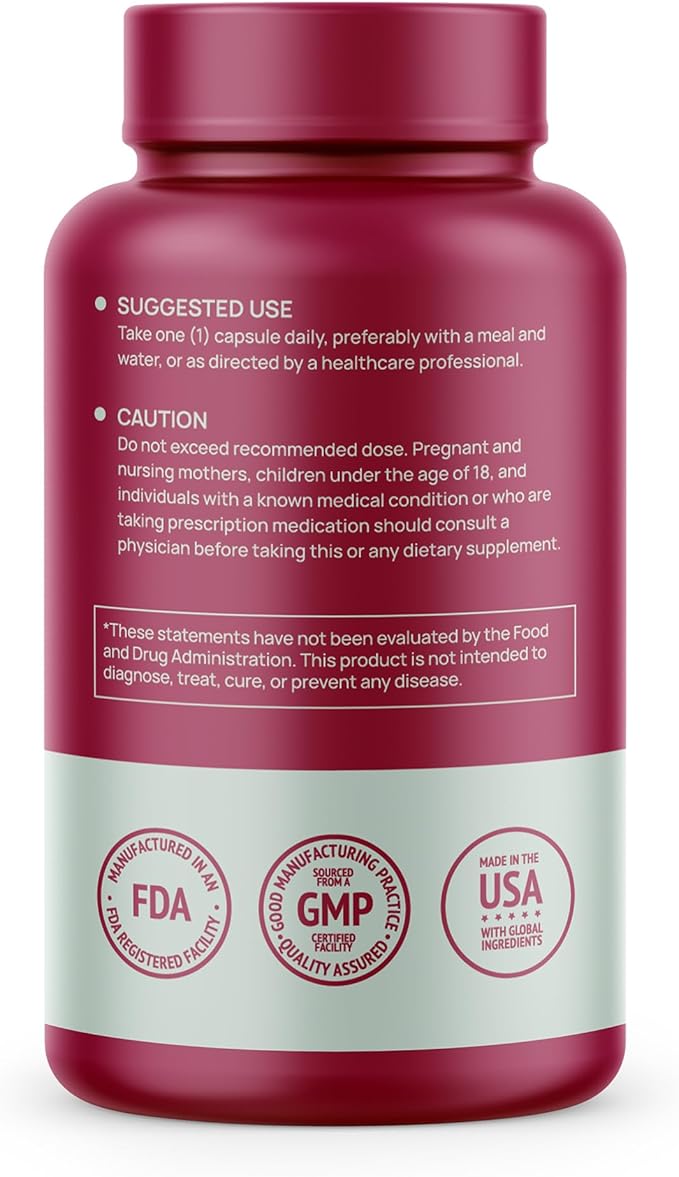 Stabilized R-Lipoic Acid 300mg per Serving — Pure R Alpha Lipoic Acid (R-ALA) High Potency Active R Isomer Antioxidant Nerve &amp Metabolism Support — NSF Certified Non-GMO Vegan 120Capsule