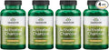 Swanson Activated Charcoal Digestive Support Supplement for Digestive-Comfort-Seeking Adults - 260 mg Per Capsule (120 Capsules 520 mg Per Serving 4 Pack)