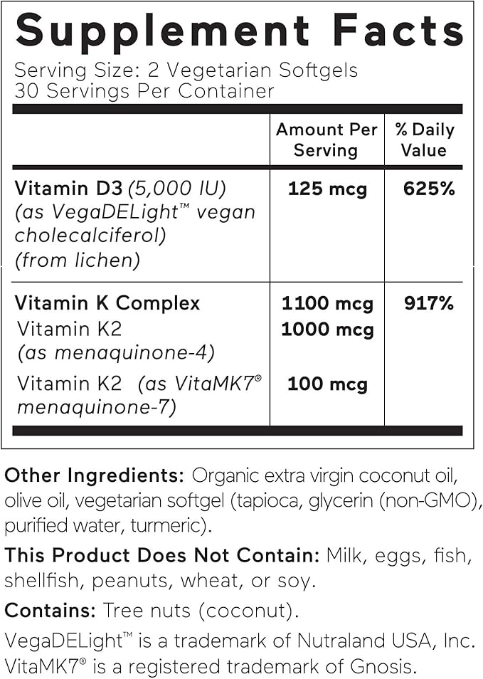 SMARTERNUTRITION Plant-Based Vitamin D3 Immune Support with Vegan K2 Complex + Smarter Nutrition Enzymes - Daily Digestive Aids with 16 Different Natural Enzymes