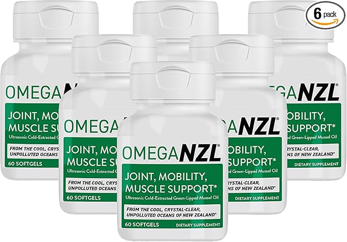 Original Omega-3 Joint Support Supplement Best Natural Muscle Relief Green-Lipped Mussel Oil 360 Softgels No Fishy Aftertaste
