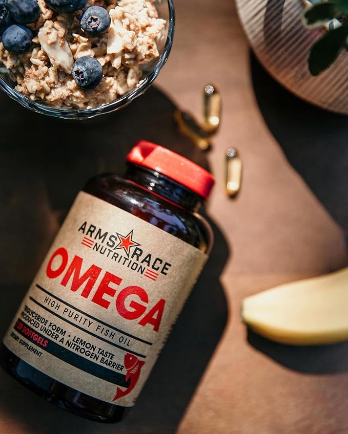 Arms Race Nutrition Omega High Purity Fish Oil - 120 Vegetable Capsules