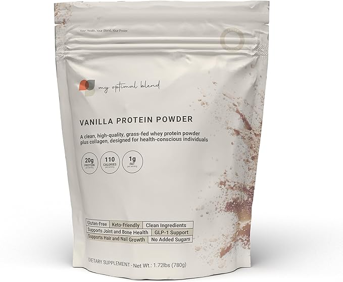 Vanilla Protein Powder 100% Organic Natural Vanilla Flavor