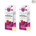 Vidafuel Wellness Protein Drink 16g Protein per 2oz Shot 32 fl oz Carton 2 Pack Berry Collagen and Whey Drink No Artificial Sweeteners