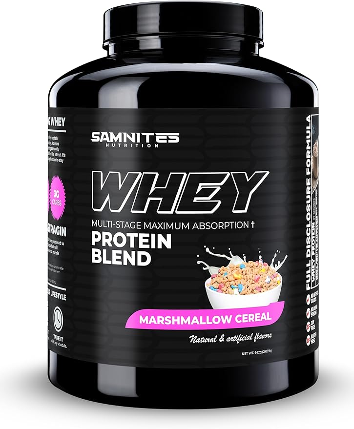 Whey Protein Blend Marshmallow Cereal Whey: Full-Disclosure Ultra-Delicious Premium Protein