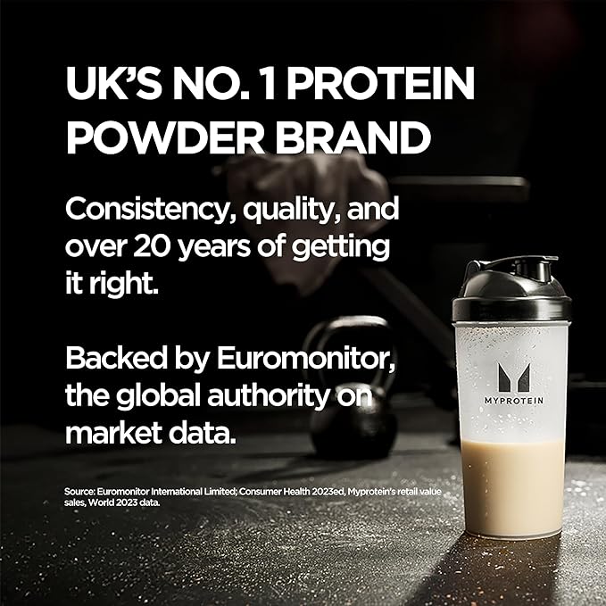 Myprotein Impact Whey Protein Isolate 5.5 Lbs (79 Servings) Chocolate Milkshake 25g Protein 3.5g Glutamine &amp 6g BCAA Per Serving Protein Shake for Muscle Strength &amp Recovery