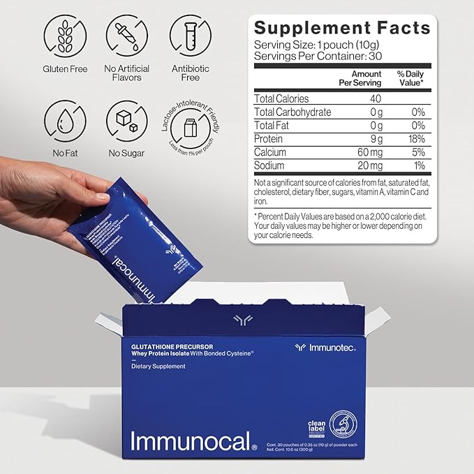 Immunocal Energy and Performance Bundle - Glutathione Precursor with whey Protein Isolate &amp Booster Energy Performance