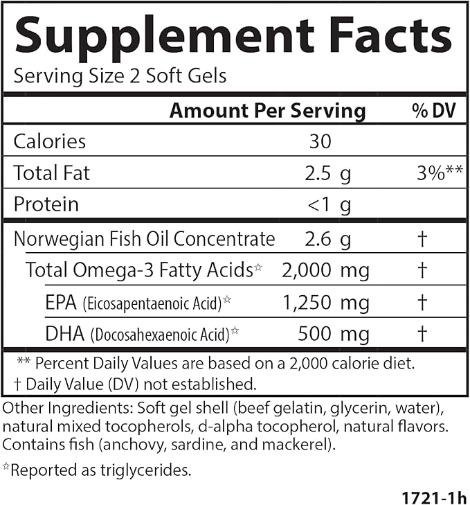 Carlson - Maximum Omega 2000 2000 mg Omega-3s Healthy Heart Brain Function &amp Vision Support Lemon 90 soft gels