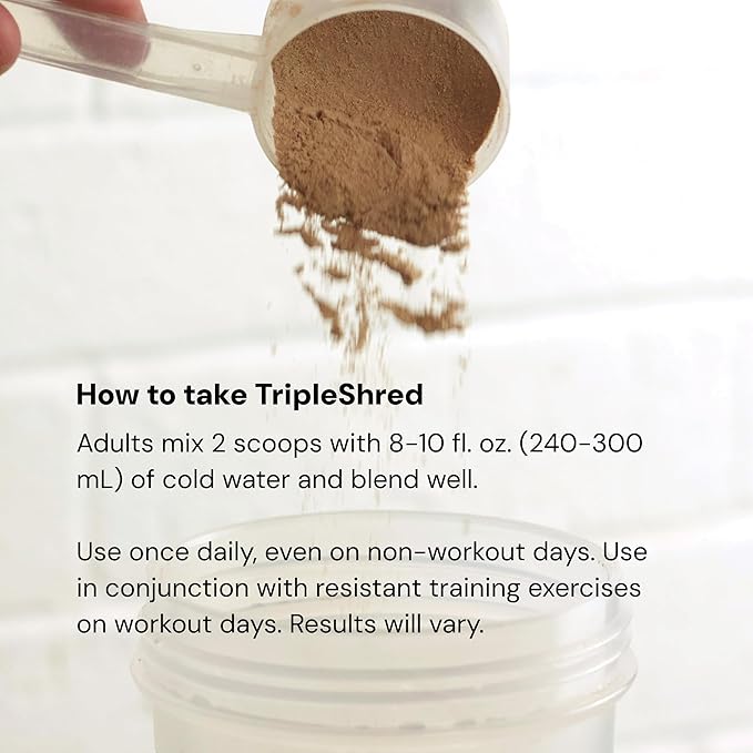 Novex Biotech TripleShred Protein Powder – Lean Muscle &amp Metabolism Support with Thermogenic Blend Caffeine Green Tea &amp Coffee Bean – Weight Management Formula Chocolate Fudge 20 Servings
