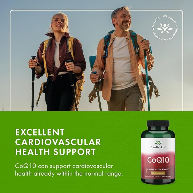 Swanson Coq10 30 mg 240 Caps (2 Pack)