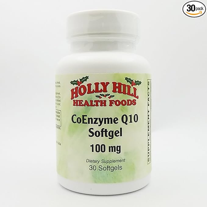 Holly Hill Health Foods CoEnzyme Q10 100 MG 30 Softgels