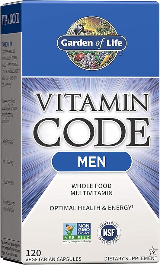 Garden of Life Men's and Women's Whole Food Multivitamins Probiotics 120 and 30 Count