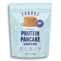 Protein Pancake Mix &amp Protein Waffle Mix by Phoros Nutrition 30g of Protein Low Carb High Protein Keto-Friendly Whey Protein Whole Grain Oats Whole Wheat Pancakes Just Add Water (Original)